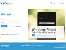 Tablet Screenshot of mail.anawe.cz